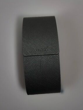 Prada Eyewear Sunglasses Case in Black With Cloth And Packet